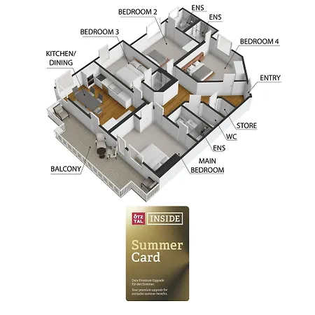 Gehoerde-soelden Inklusive Summercard Apartment *